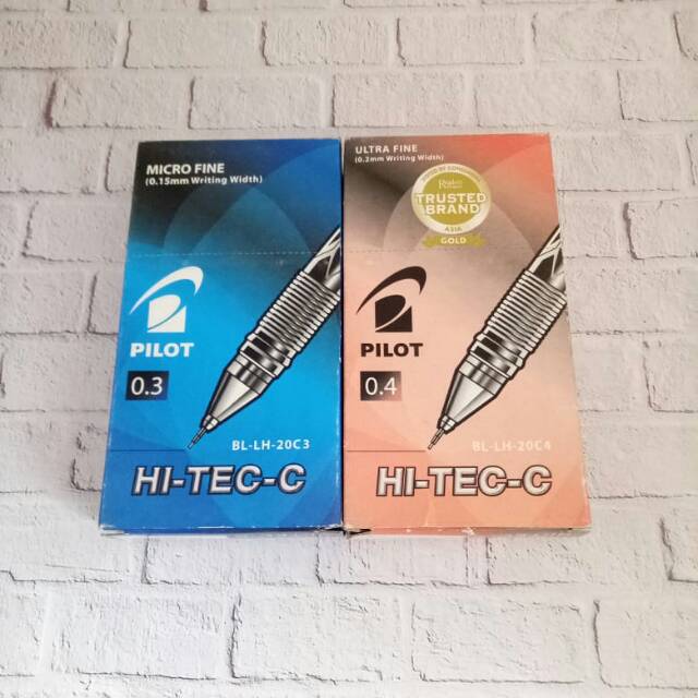 

Pulpen Hitec Pilot 0.3 & 0.4