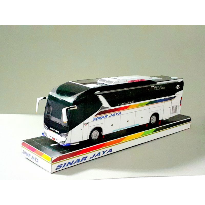 Miniatur PaperCraft Bus SINAR JAYA SR2