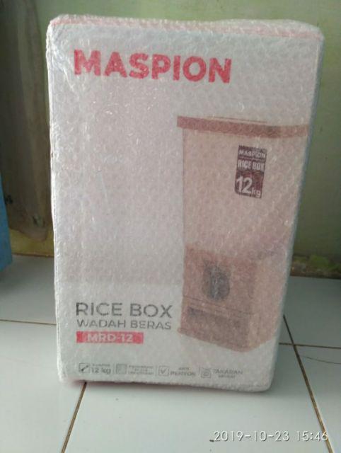 Rice Box - Tempat Penyimpanan Beras Kapasitas 12 Kg Maspion Mrd-12 / Mrd 12