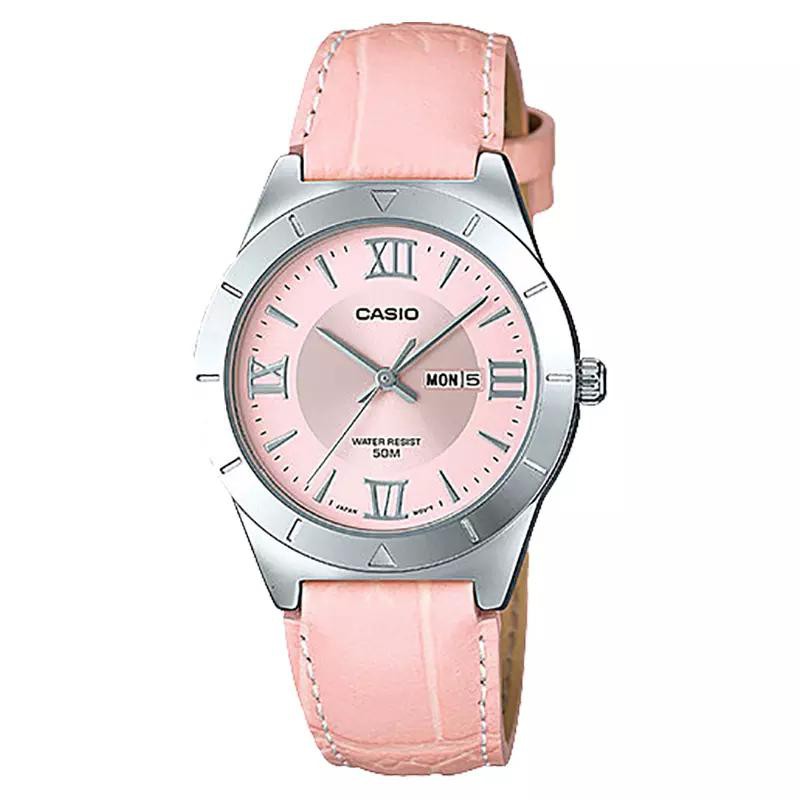 Casio Standard - LTP-1410L-4AVDF - Jam Tangan Wanita - Strap Leather