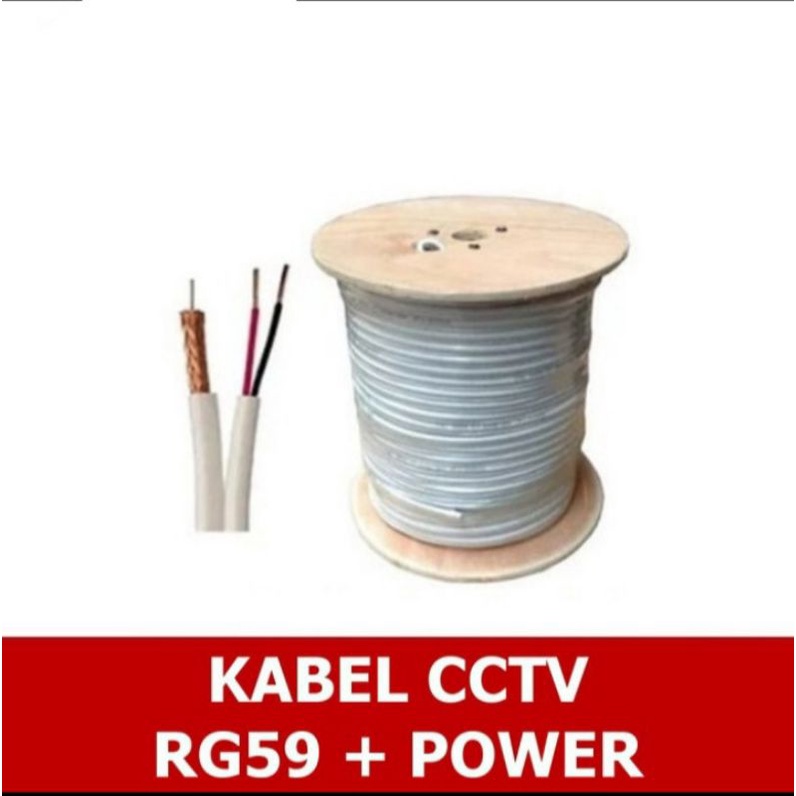 Kabel CCTV 300 Meter 59RG Power