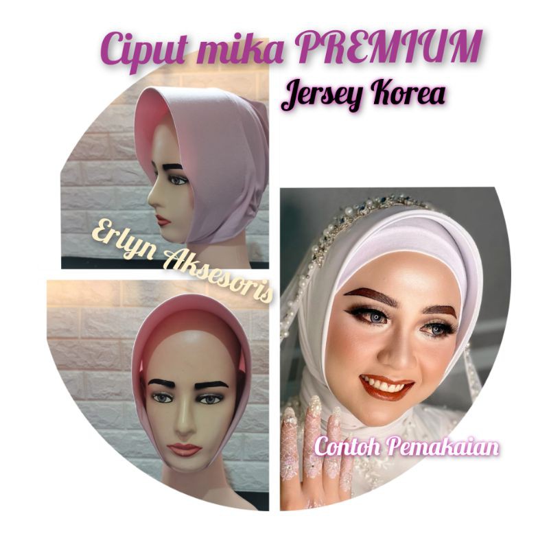 CIPUT MIKA/INNER HIJAB ANTI TEMBEM PREMIUM