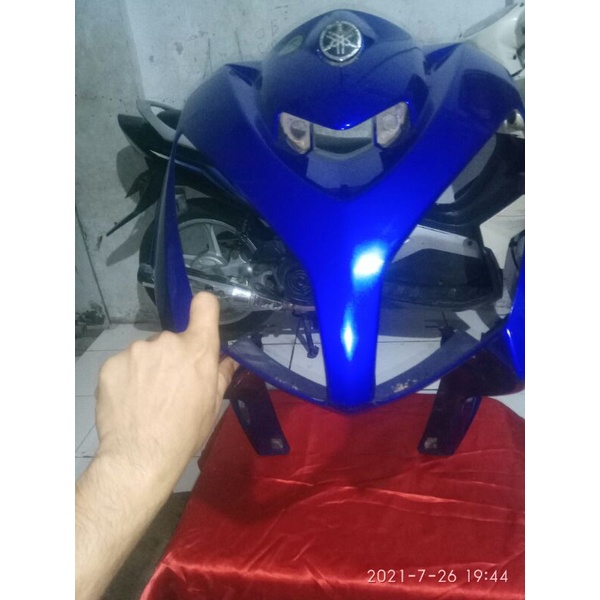 tameng yamaha nouvo z biru ori copotan