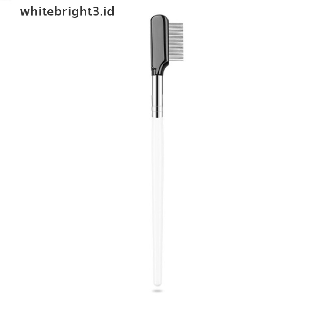 (whitebright3.id) Sisir Alis Bahan Stainless Steel Dengan Cover