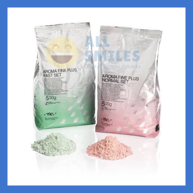 gc aroma alginate bahan cetak gigi alginat normal fast set
