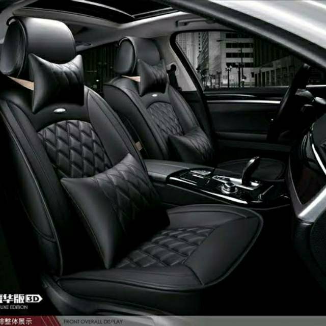 Sarung jok mbtech mobil  crv + bantal dan stir