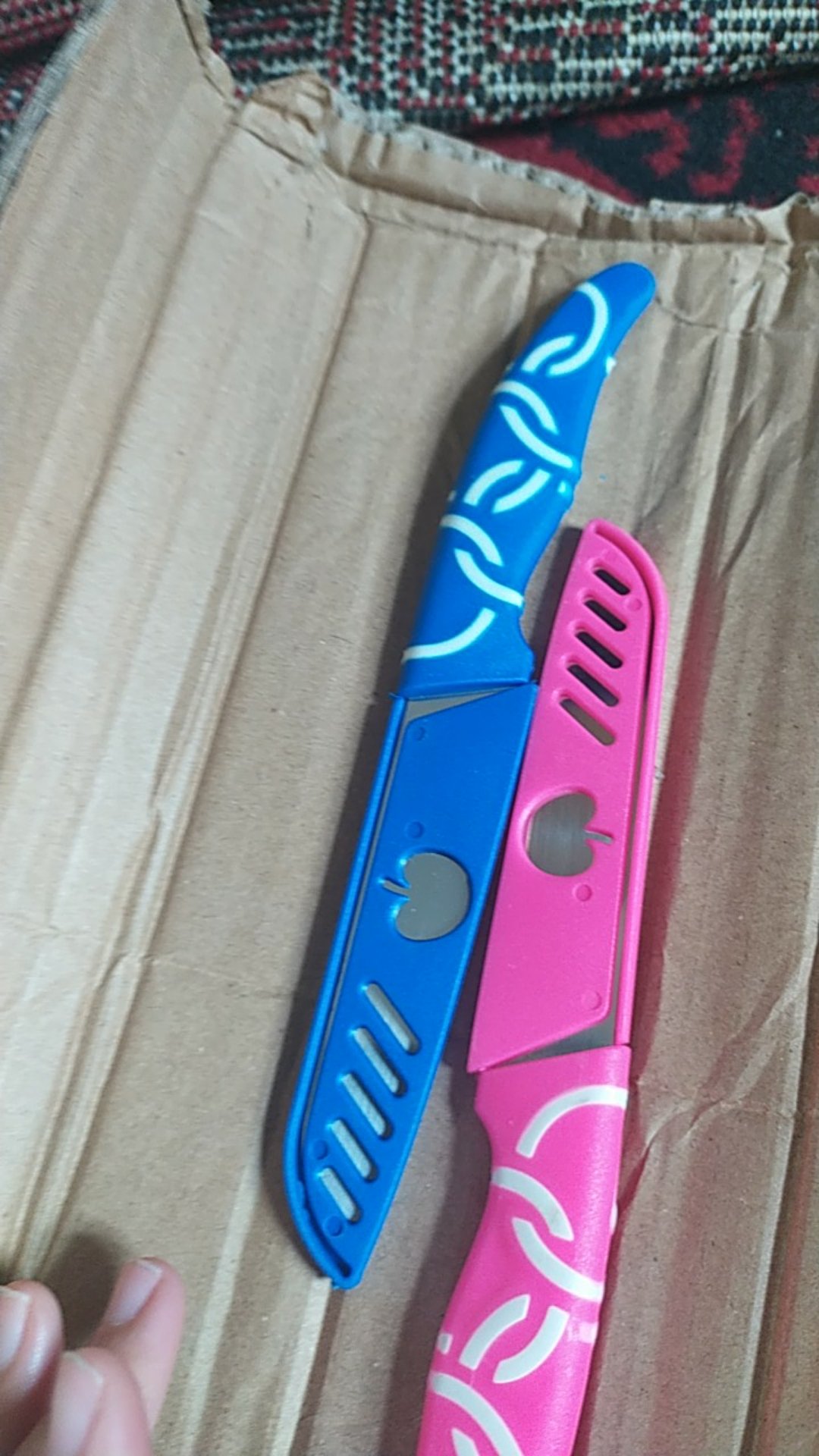 [bayar Di Tempat] Pisau Buah Dan Sayur Motif Apel Super Tajam Dapur Harga Termurah Kualitas Bagus