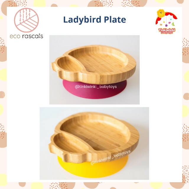 Ecorascals Bamboo Ladybird Plate