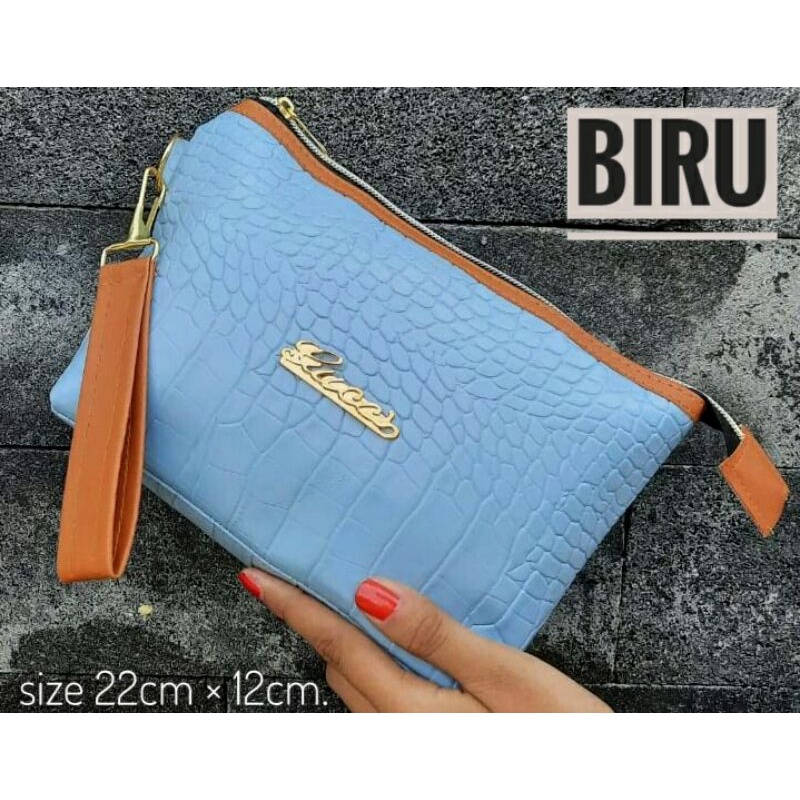 POUCH KOSMETIK CHENAL DOFF CROCO