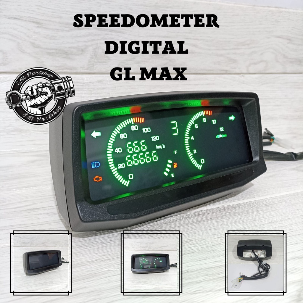 speedo Speedometer GL Pro Digital Spido GL Max Full Indikator LCD