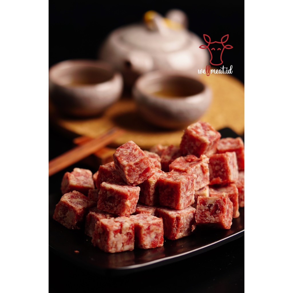 

Daging Sapi Wagyu Saikoro Beef Steak Cubes Import Australia 500gram Termurah