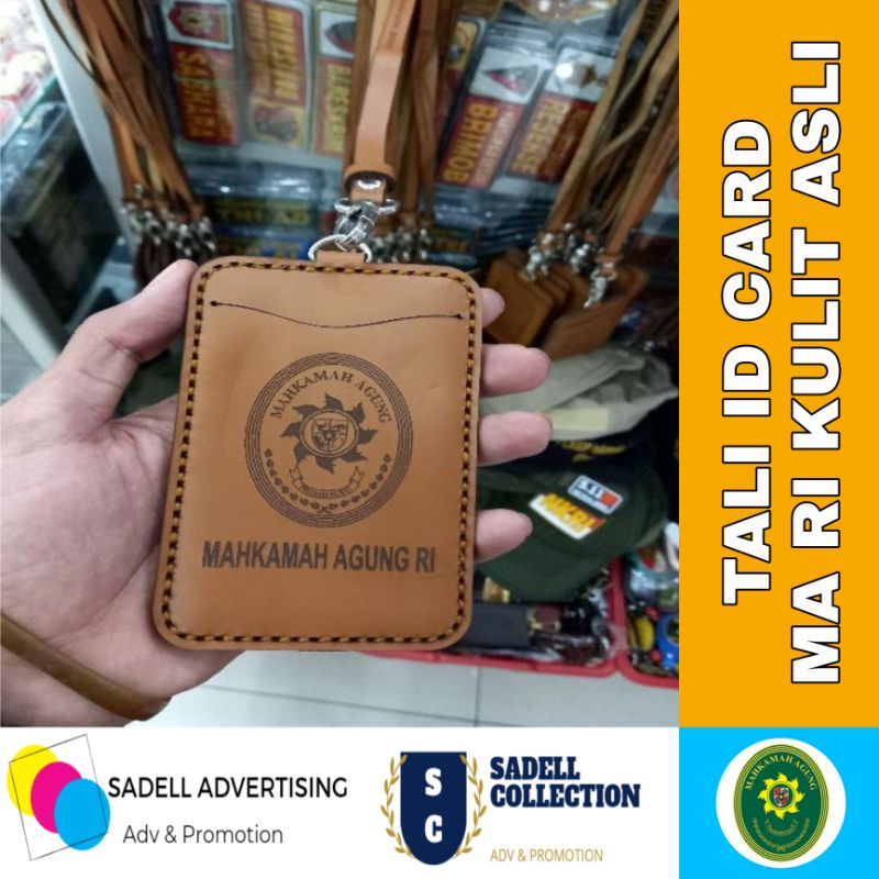 

Tali Id Card Mahkamah Agung RI Kulit Asli Id Card MA Kulit Asli