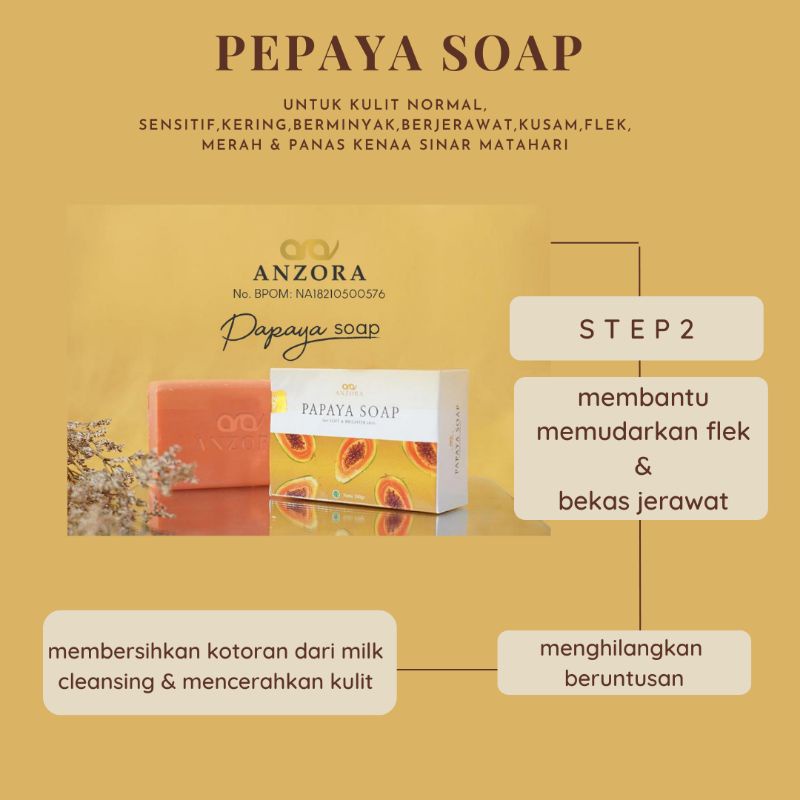 sabun pepaya (normal skin) &amp; sabun susu sereh ( semua jenis kulit)