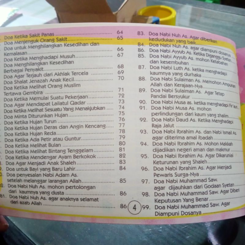 buku mutiara 99 doa pilihan anak muslim (16×24.5cm)