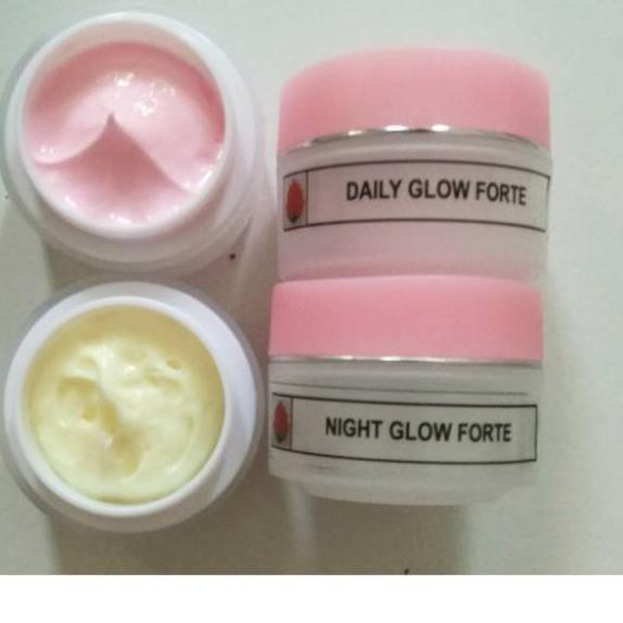 Lagi Tren.. Daily & night double glowing forte ( cream siang dan malam )