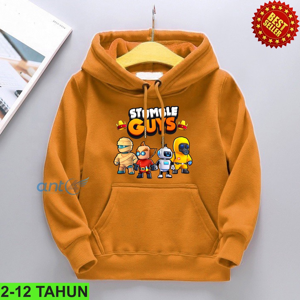 Hoodie Anak Laki Laki Perempuan / Hodie Anak Usia 2 3 4 5 6 7 8 9 10 11 12 Tahun / STUMBLE GUYS Anak Cewek Cowok / Switer Distro Bisa Cod / Suiter Anak Terbaru Switer Anak