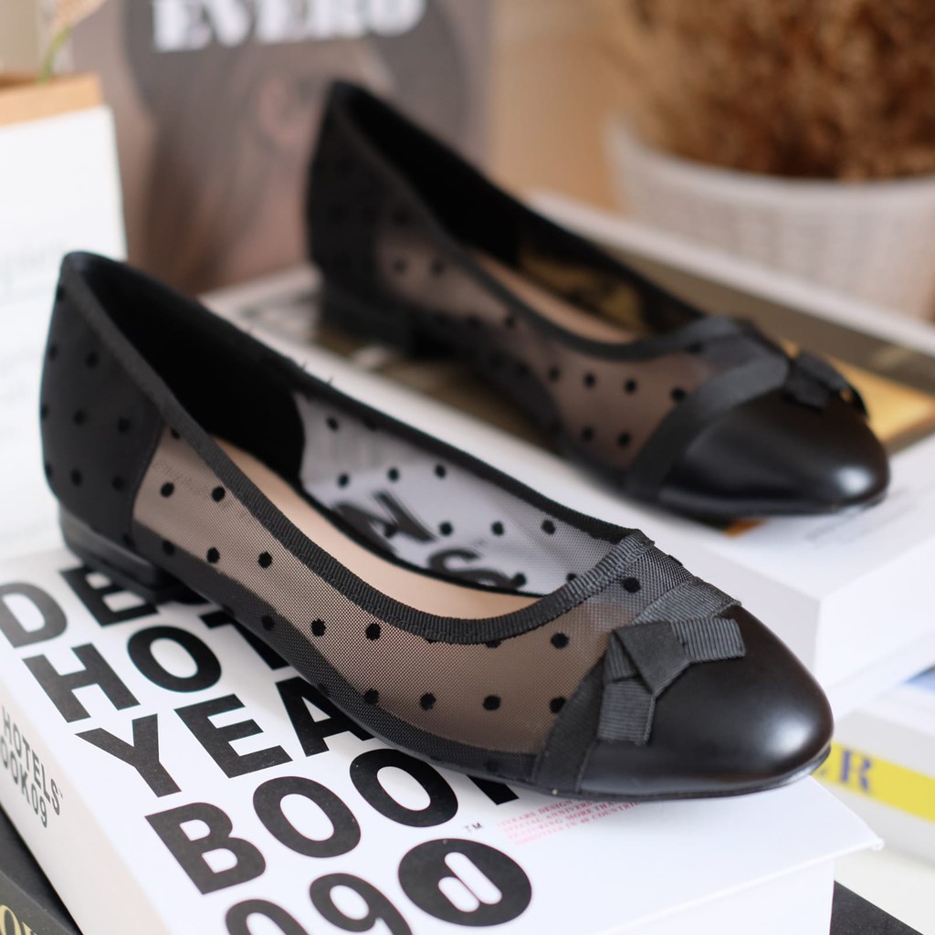 [7.7 Boombastis Sale⚡] - SEPATU WANITA FLAT SHOES CKS406 PREMIUM IMPORT