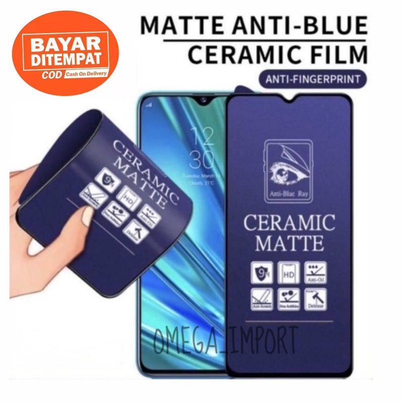 (OM) TEMPERGLASS FULL BLUE LIGHT CERAMIC ALL TIPE XIAOMI