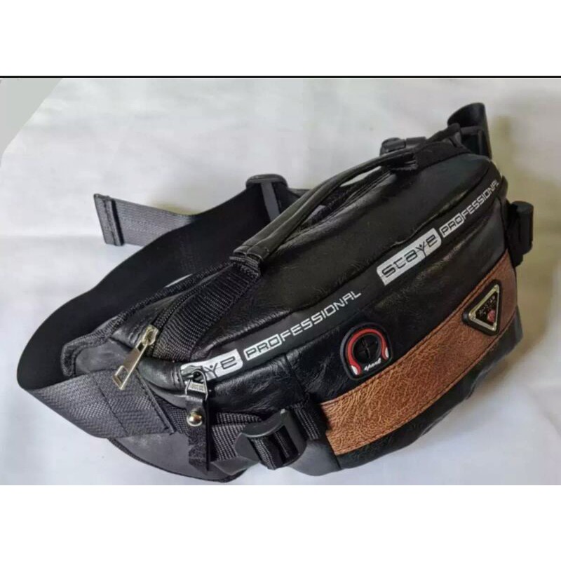 Tas Selempang Pria Anti Air - Tas Selempang Import Kulit Waterproof