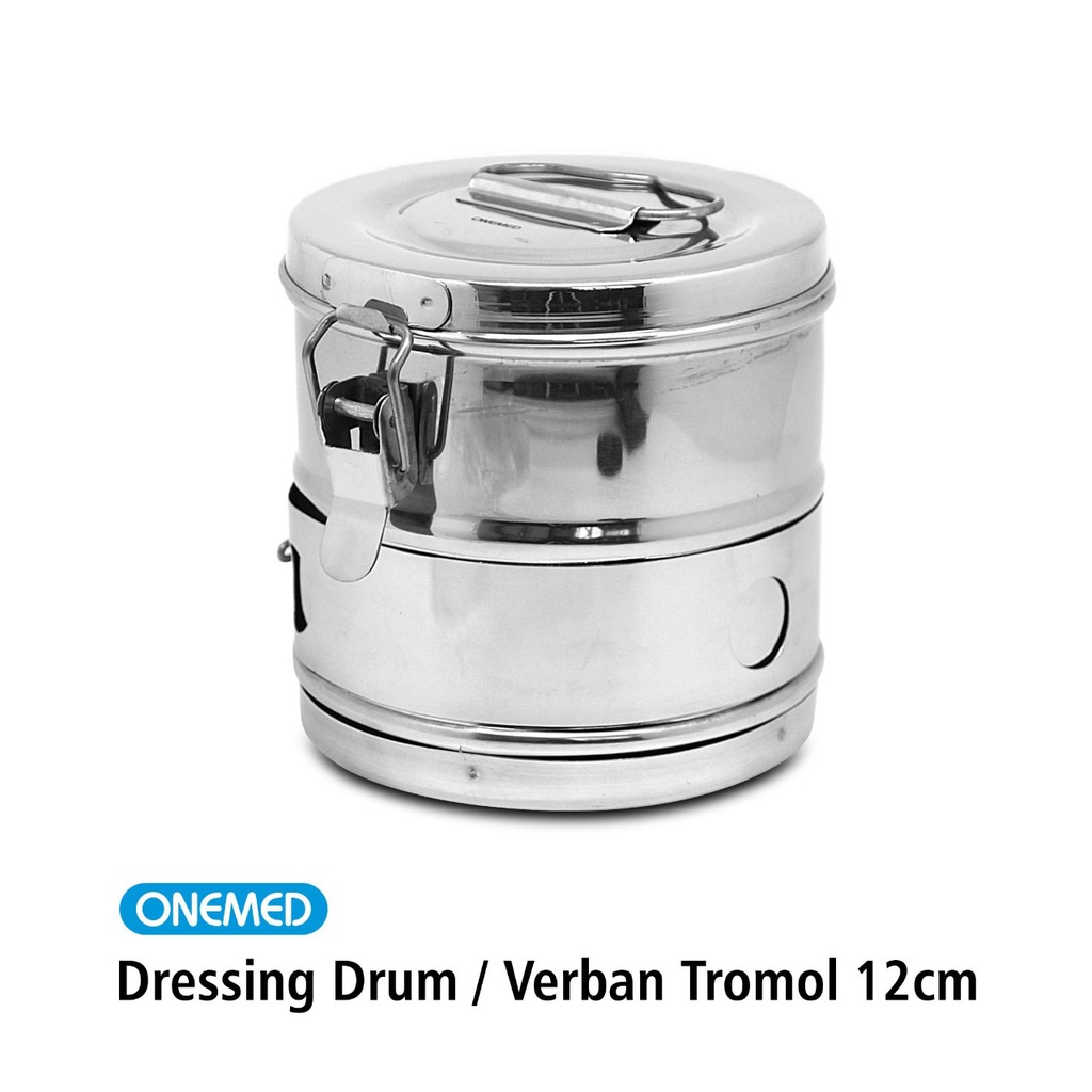 Verban Tromol Onemed Stainless Steel 12cm