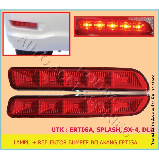 Lampu Reflektor Bumper Belakang LED Sx4