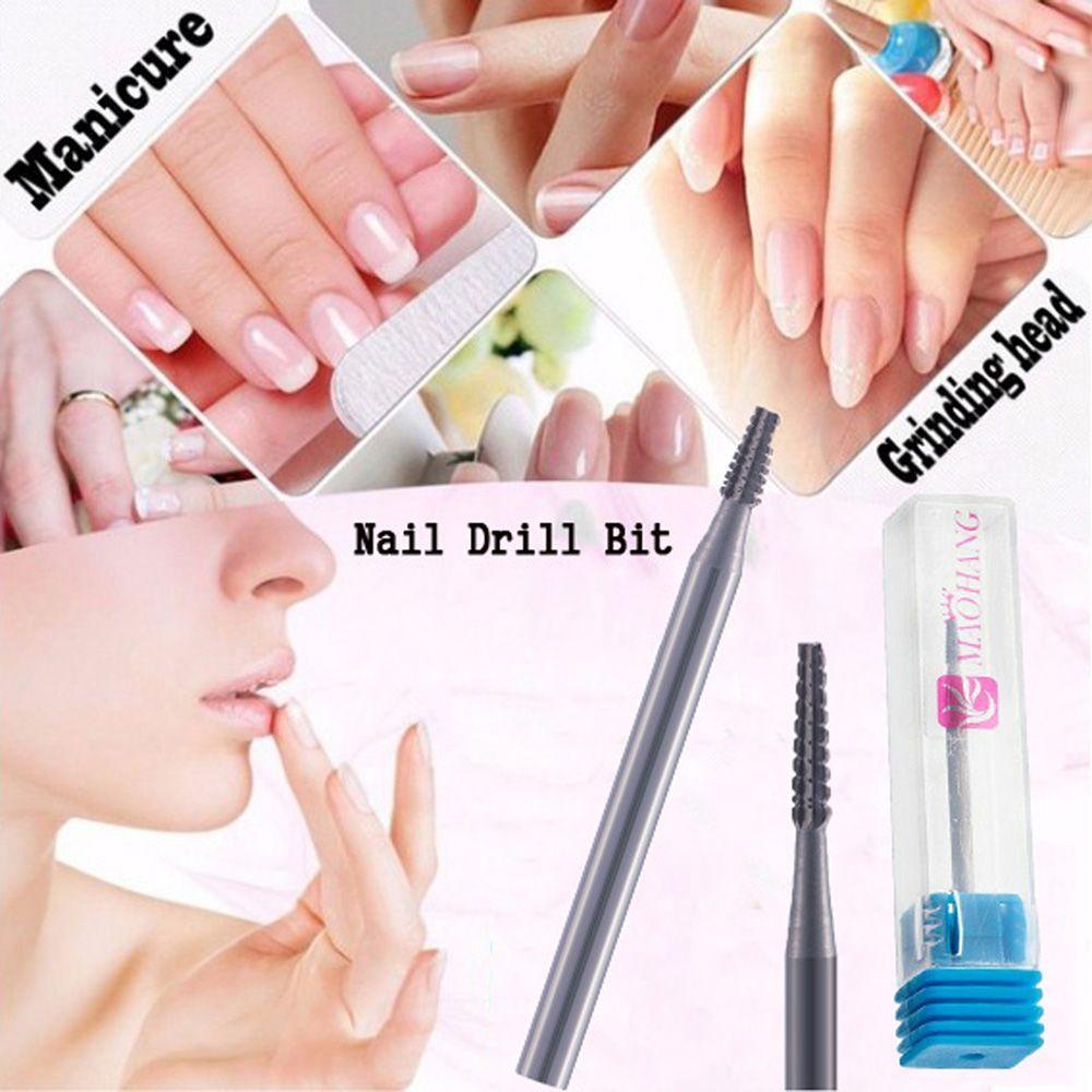 Agustina Mata Bor Kuku Portable 1PC Pedicure Tools Manicure Tool Burr Nail Art Alat Pemotong Milling