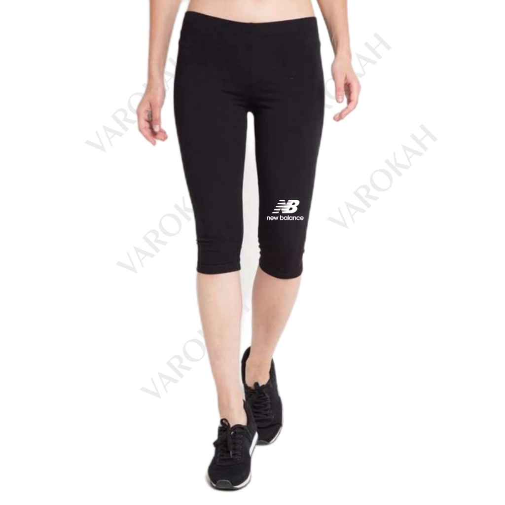 legging pendek pria celana baselayer manset pendek unisex pria wanita olahraga sepeda volly renang