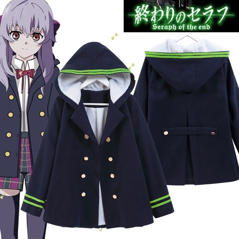Shinoa Hiragi Jacket Anime Owari no seraph jaket cewek distro