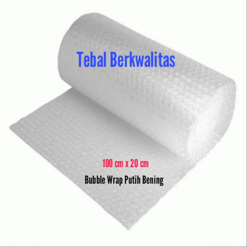 

Bubble Wrap Putih Bening 100cm x 20cm