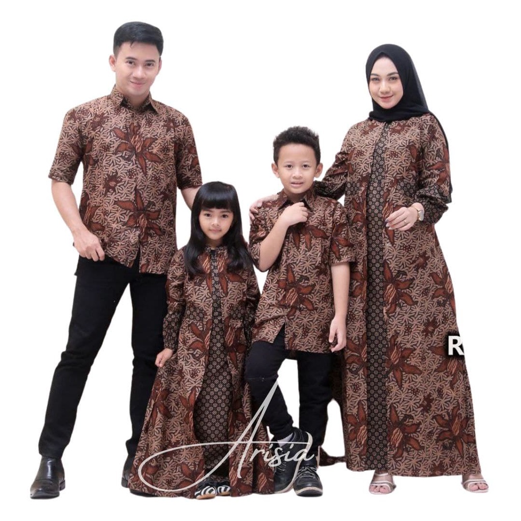 BISA PISAH Batik Couple Keluarga Sania ruffle ori ndoro jowi TERMURAH MARINA original arisia - Baju kondangan murah terbaru - Baju keluarga modern 2022 - Baju batik keluarga - Batik kapelan keluarga termurah - Baju couple keluarga - Batik couple cardigan