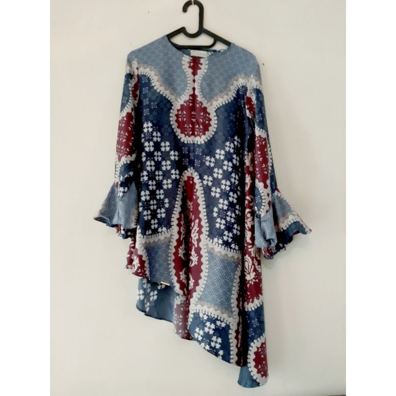 preloved ANGGREK TUNIC Wearing Klamby series LAELIA size L