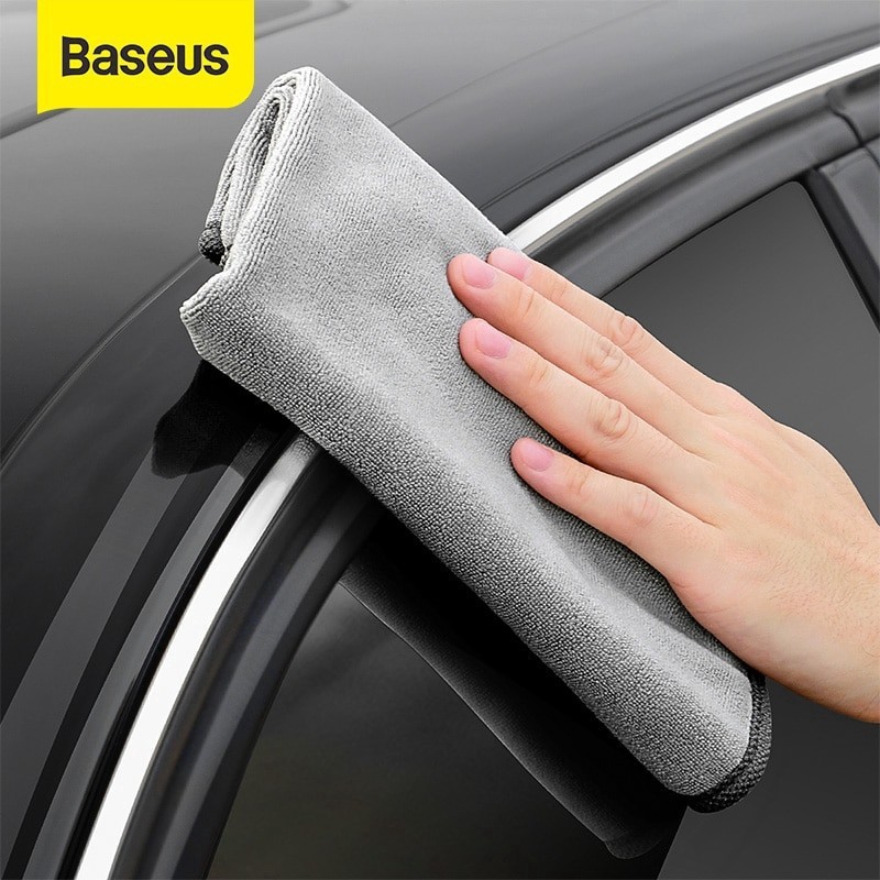 2 Pcs Kain Lap Mobil Motor Baseus Car Washing Towel Original Premium