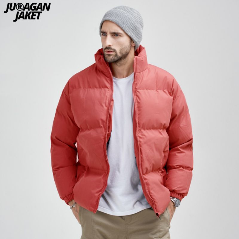 Juragan Jaket Pria Mantel Hangat Musim Dingin Korean Puffer Tebal