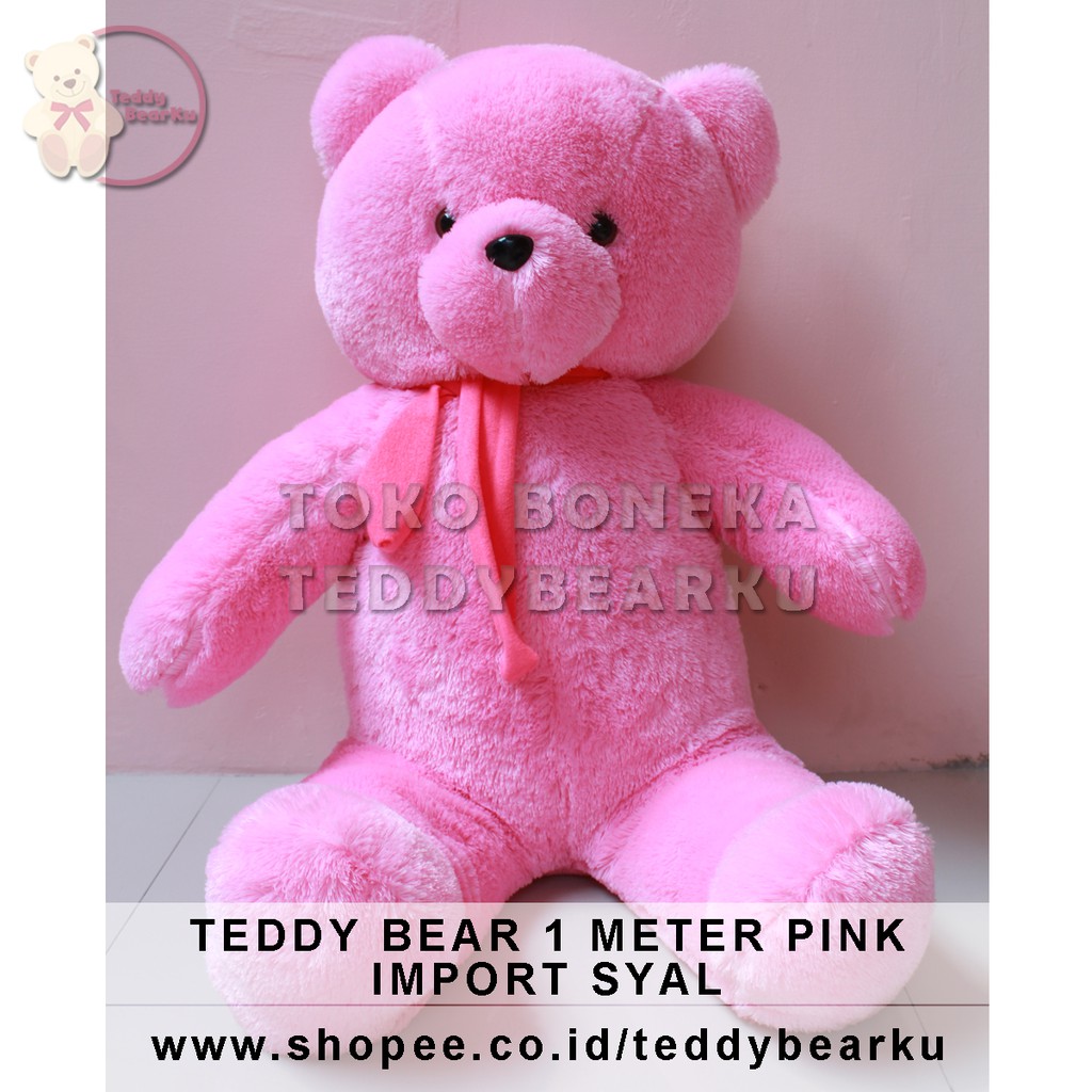 TERMURAH! Fullrasfur Boneka Beruang Teddy Bear Jumbo Super Besar Super Jumbo 1M 100CM 1METER BIG SIZE