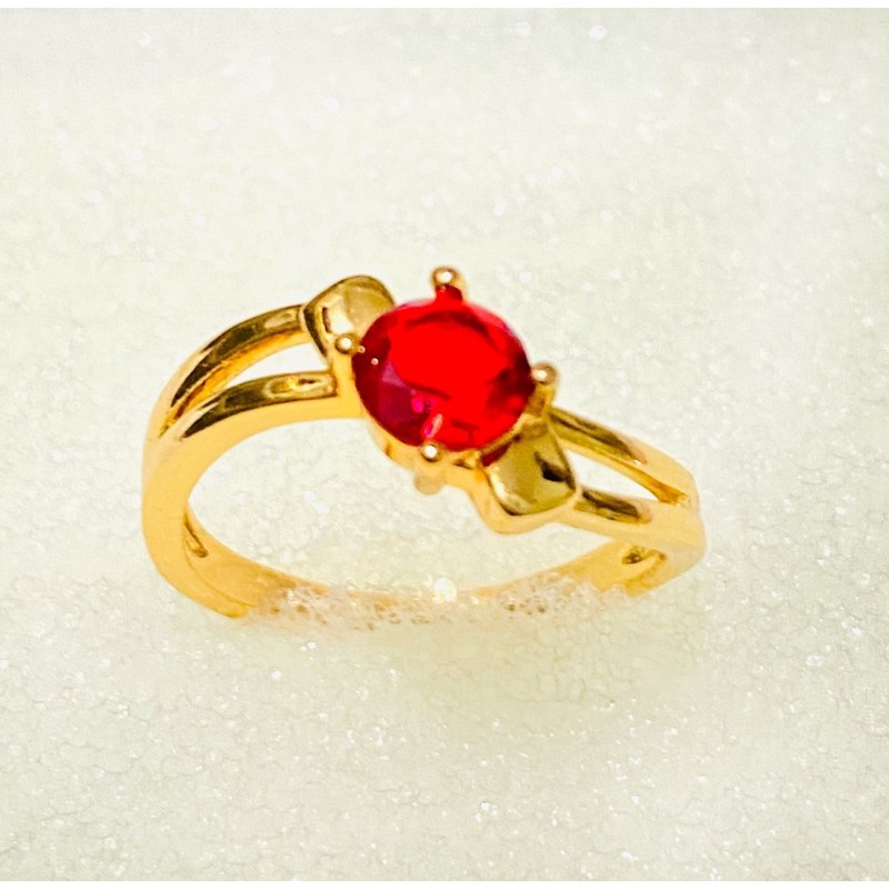 cincin wanita //cincin permata warna //cincin lapis emas //perhiasan wanita //cincin