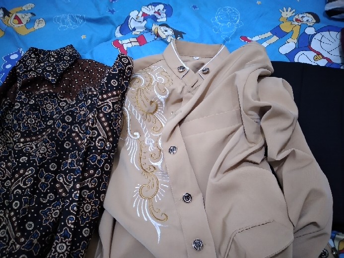 Kemeja Batik Pria Lengan Panjang Size M L Xl Xxl Bswart Batik Hrb026 Kenongo Hem Adipati Padi 04