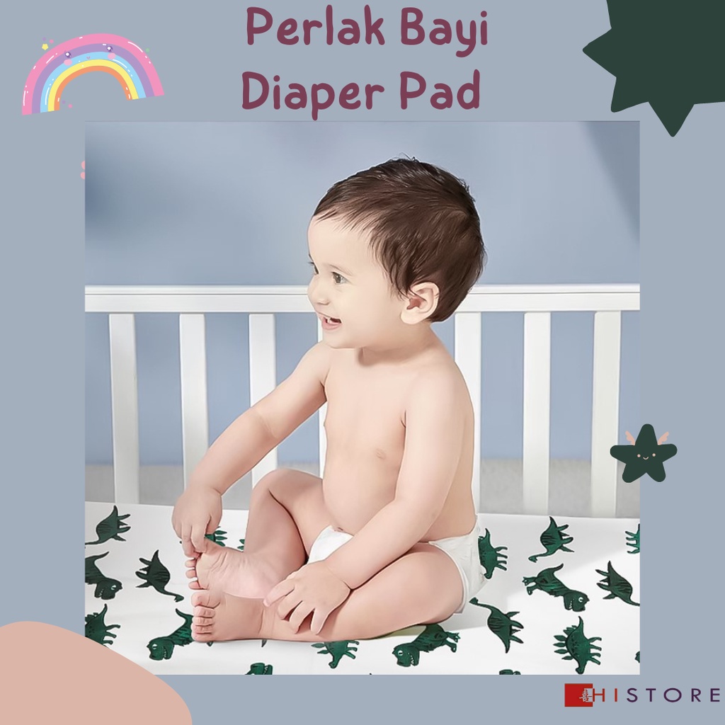 Perlak Bayi Bahan Katun dan Waterproof Diaper Pad ALAS Ompol