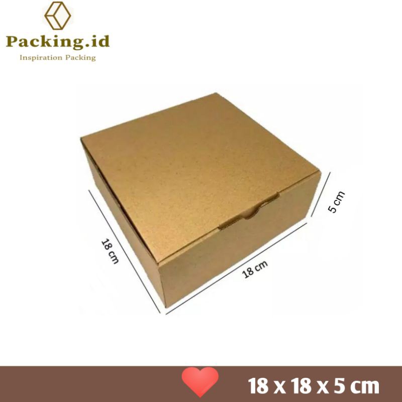 

(Min 5pcs) Box Pizza 18 x 18 x 5 cm/Box Hampers/Hampers/Packing/Kardus Packaging/Box Packing/Packing Olshop
