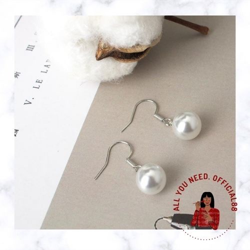 ✿AYN✿  Anting Tusuk FA18 Model Mutiara Sintetis Gaya Korea Trendy untuk Wanita