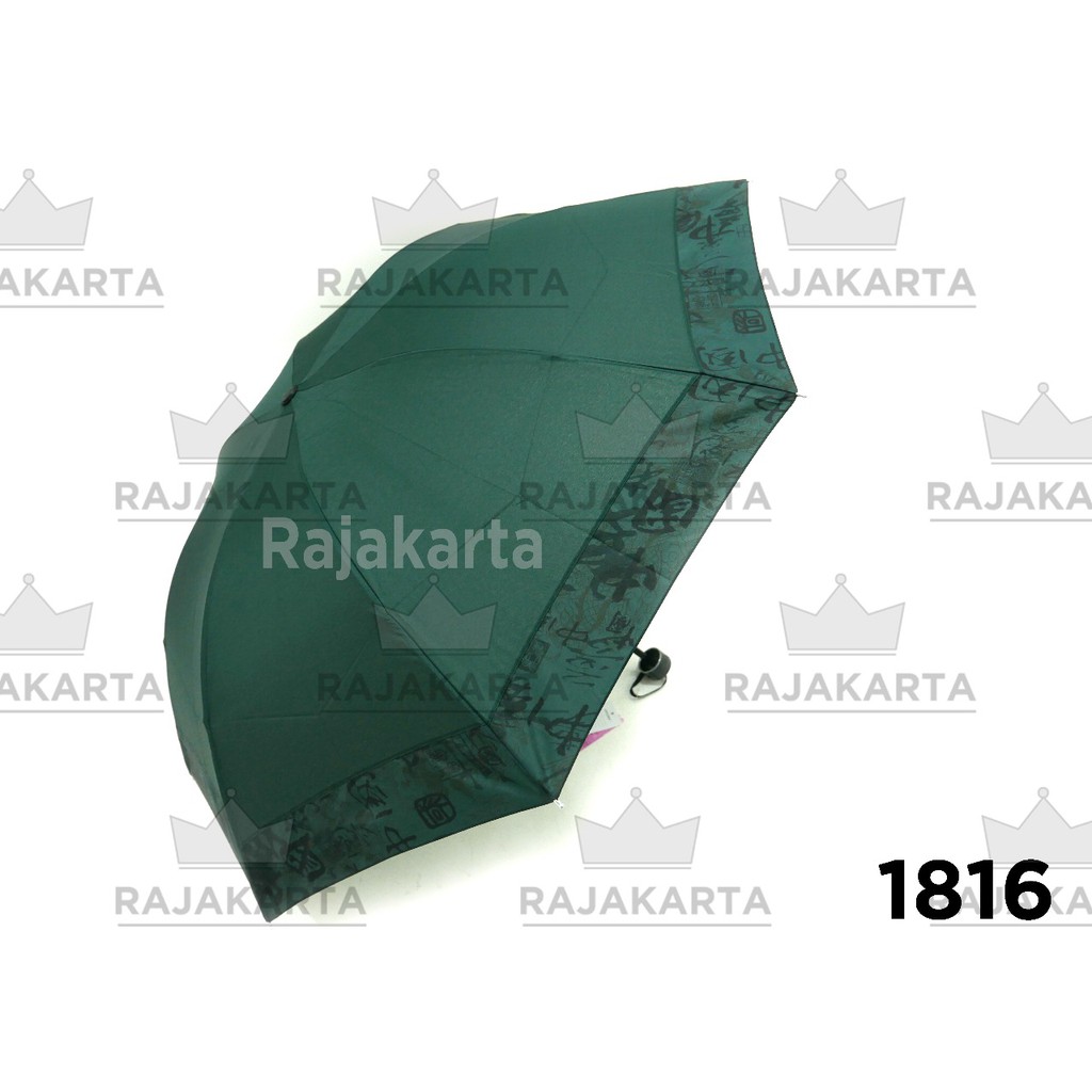 Payung Lipat 3 Motif Tulisan Jepang Merk Rosida 1816
