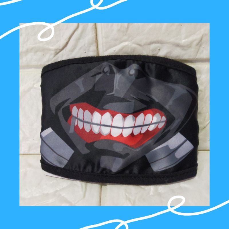 masker kain / mask / masker motor anime tokyo ghoul topeng kaneki