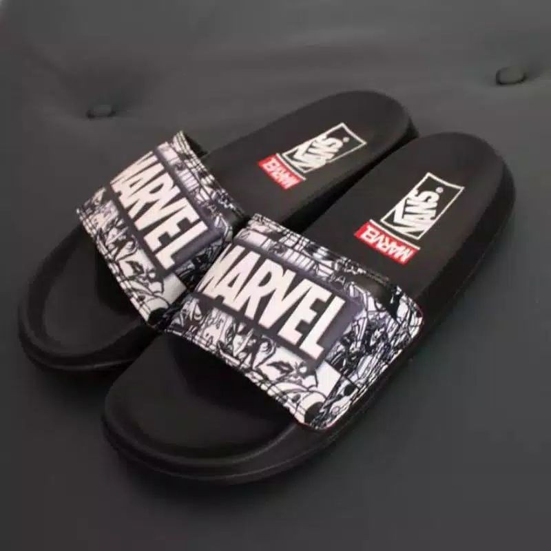 [Bisa COD] SUPER MURAH !! SANDAL SLIP ON VENNS MARVELL / SANDAL SLOP VENNS MARVEL KARAKTER / SENDAL VANSS PRIA WANITA