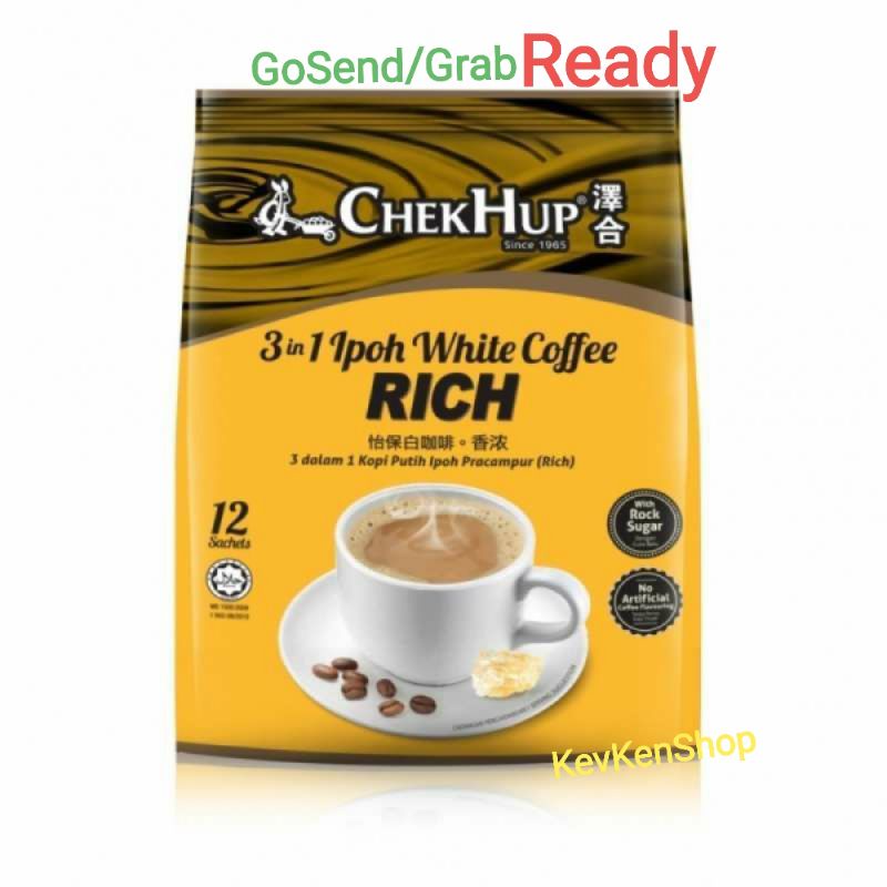 

ChekHup 3in1 white coffee Malaysia Chek Hup RICH Kopi 12 sachet