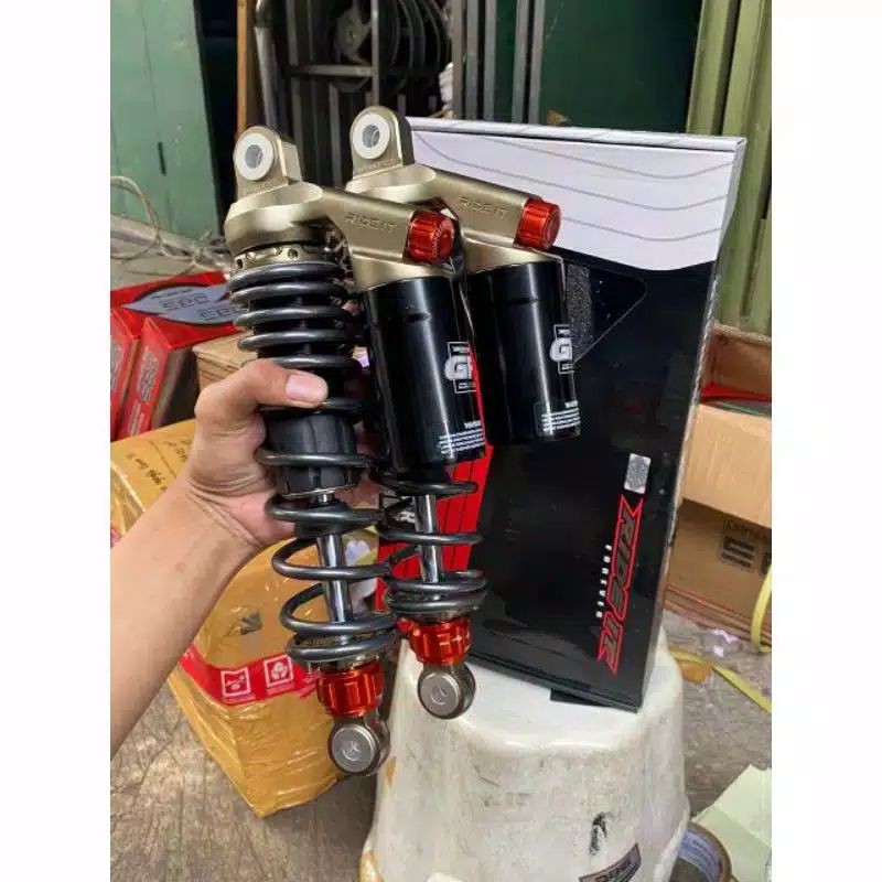 SHOCK RIDE IT ORIGINAL CLICK DOUBLE 299 PREMIUM NMAX PCX RX-KING TIGER JUPITER Z 340/320/280MM-1