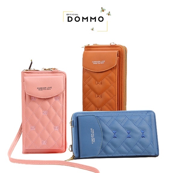 [LOKAL] DOMMO - D1516 POCKET CACA Dompet Pocket Tempat Hp Selempang Wanita