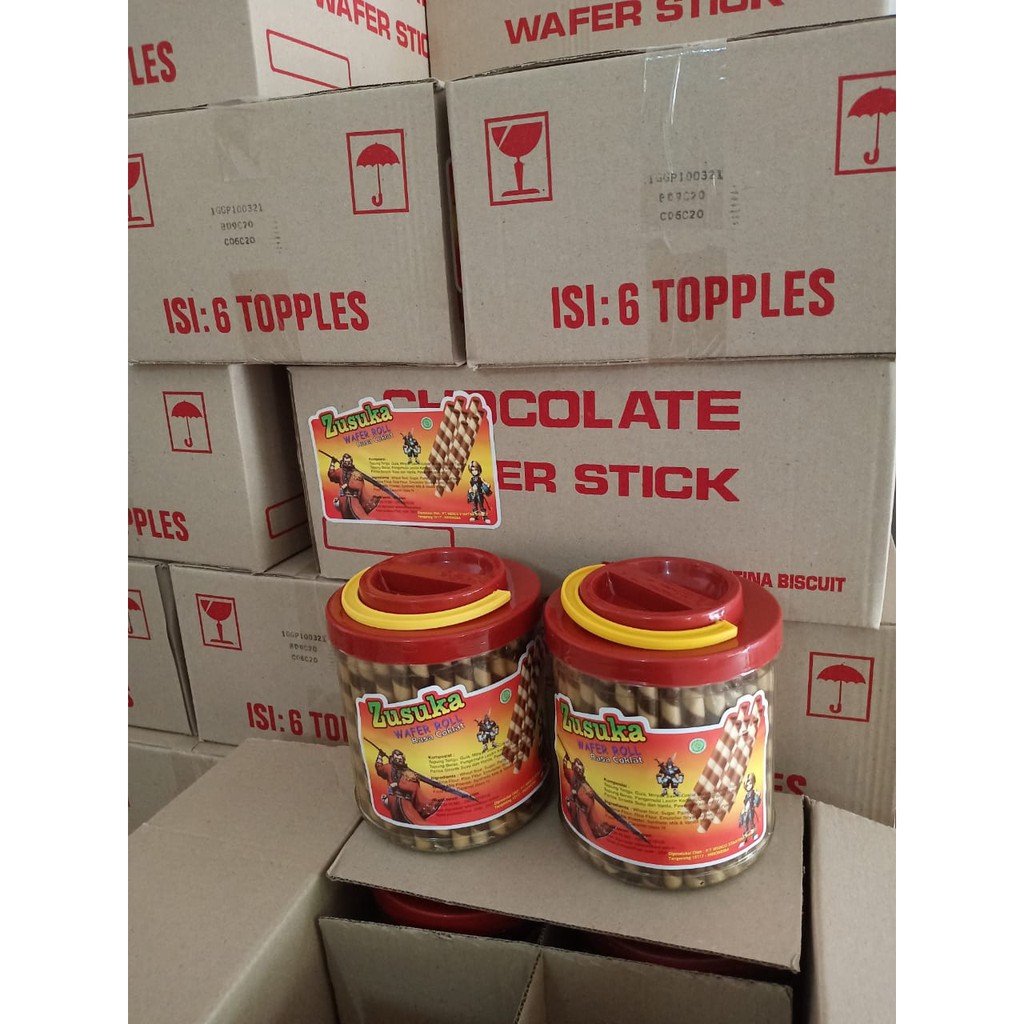 Astor Coklat Zusuka - Astor Lebaran Isi 600gr x 6 Toples - astor asten coklat