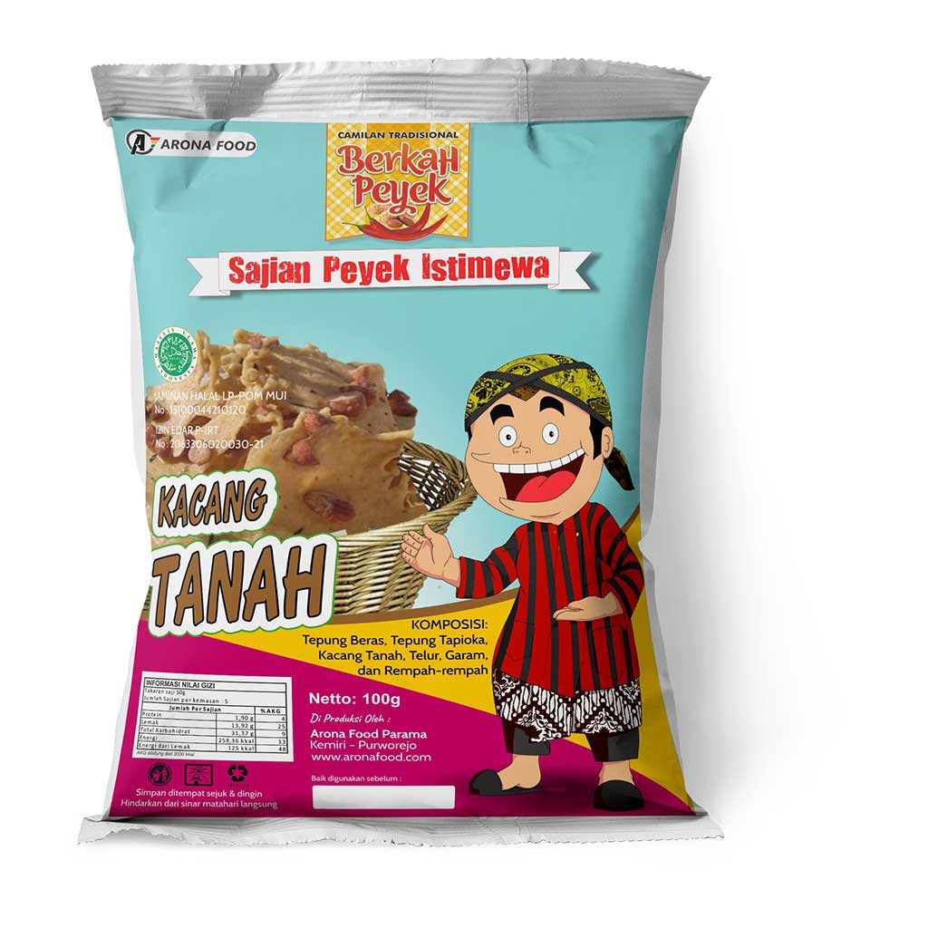 

PEYEK KACANG / REMPEYEK KACANG KEMASAN PRAKTIS 100g CEMILAN ENAK KEKINIAN