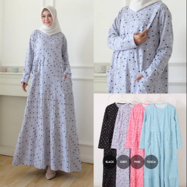 Baju Harian Gamis Harian Gamis Rumahan Daily Dress Gamis Santai Baju Hamil Dress Remaja Baju Tidur Shopee Indonesia