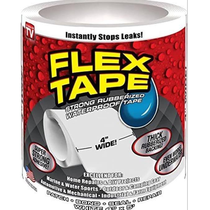 

[KODE 3600] Flex Tape 4' Isolasi Ajaib Super Kuat Strong Rubberized Waterproof WARNA RANDOM