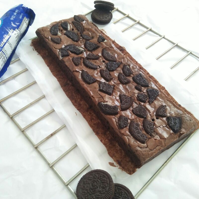 

Brownies Panggang Oreo